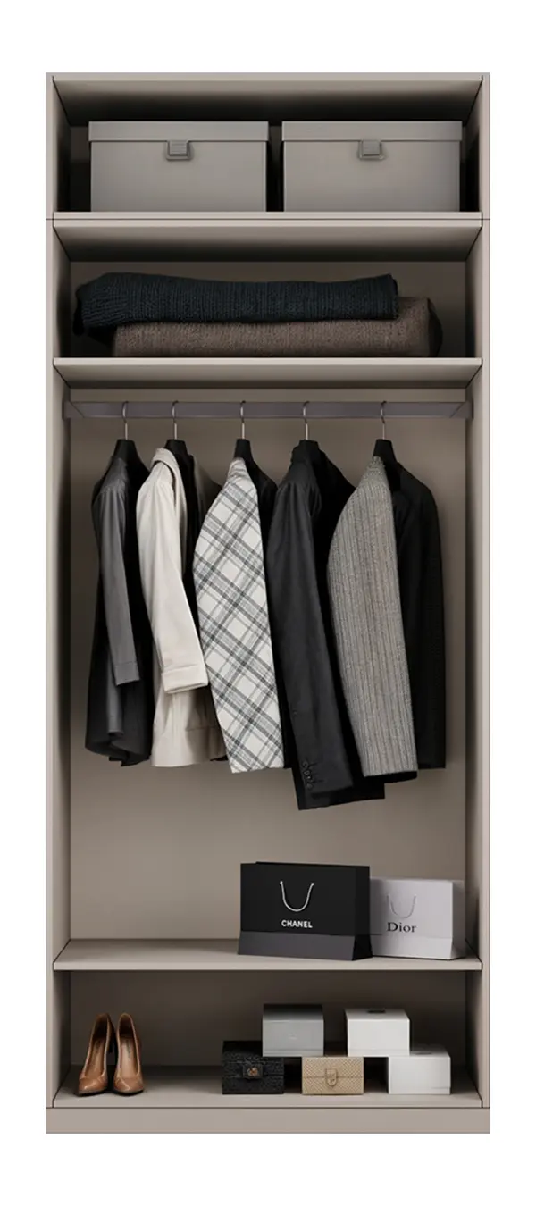 Вариация наполнения шкафа